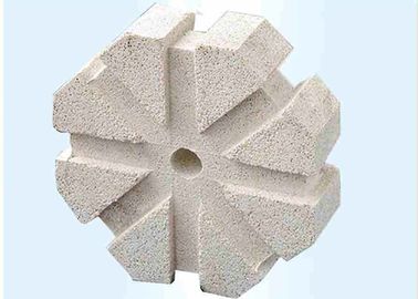 Soft Heteromorphic White Mullite Refractory Bricks Lightweight Special Shaped