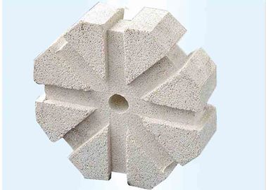 Porous Mullite Refractory Bricks JM26 Customized White Color Insulating Material For Industrial Kilns