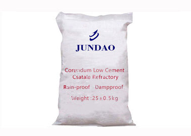 Corundum Castable Refractory Material / High Strength Kiln Insulation Materials